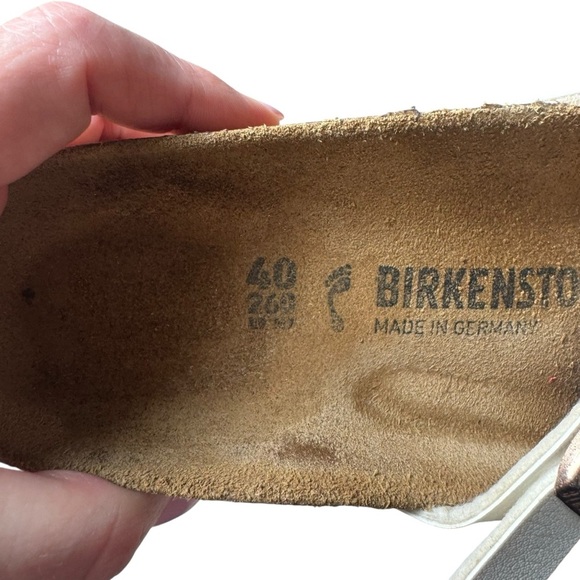 Birkenstock - Yao White Sandals with Adjustable Straps Sz 40 - Picture 8 of 11